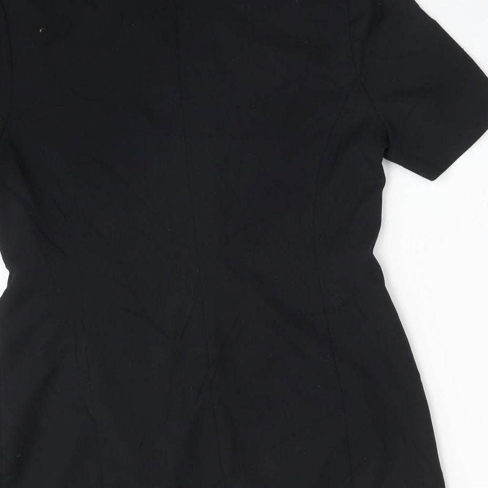 Atmosphere Womens Black Polyester Jacket Suit Jacket Size 14