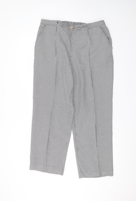 Womens UK Size 18 Damart Regular Fit White Trousers