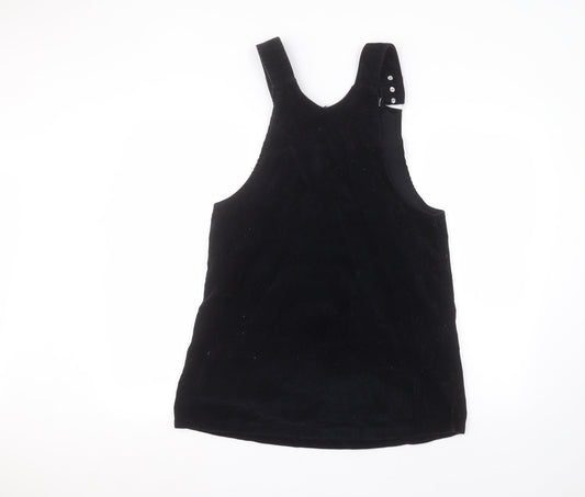 New Look Womens Blue Cotton A-Line Size 10 Round Neck
