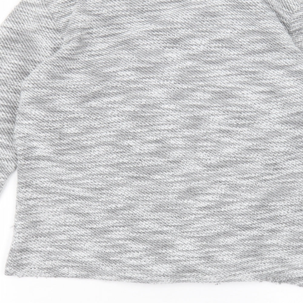 Womens UK Size 10 Dorothy Perkins Grey Cardigan Jumper