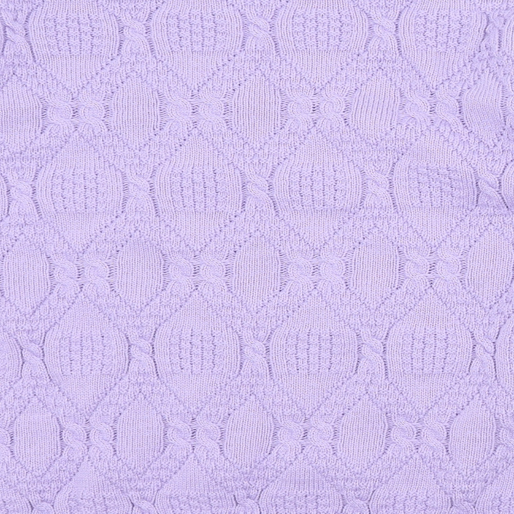 Womens UK Size 18 Beaumonde Paris Purple Pullover Jumper