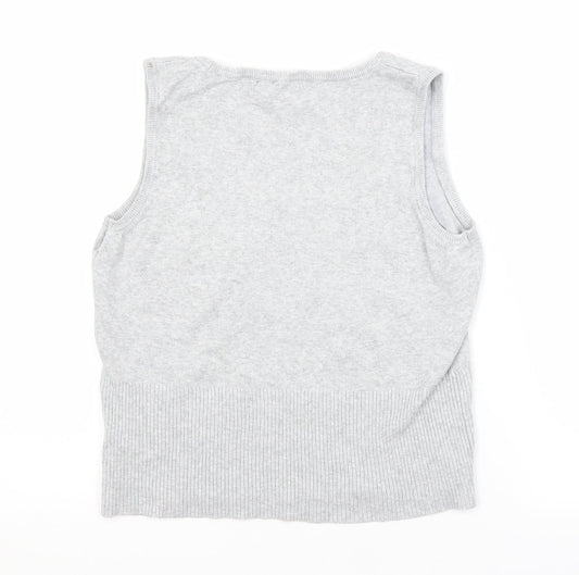 Womens UK Size 14 Atmosphere Grey Basic Tank