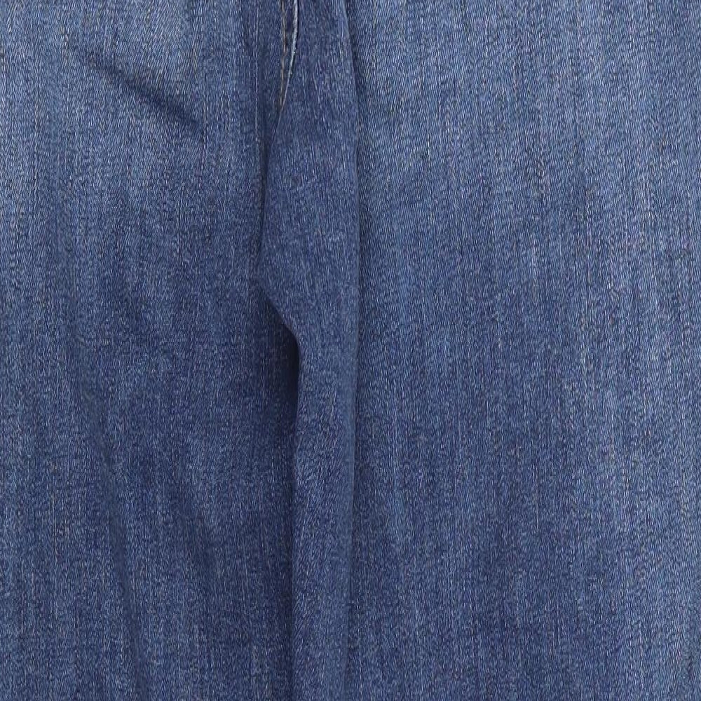 Taylor by Dorothy Perkins Womens Blue Cotton Straight Jeans Size 8 L26 in Regular