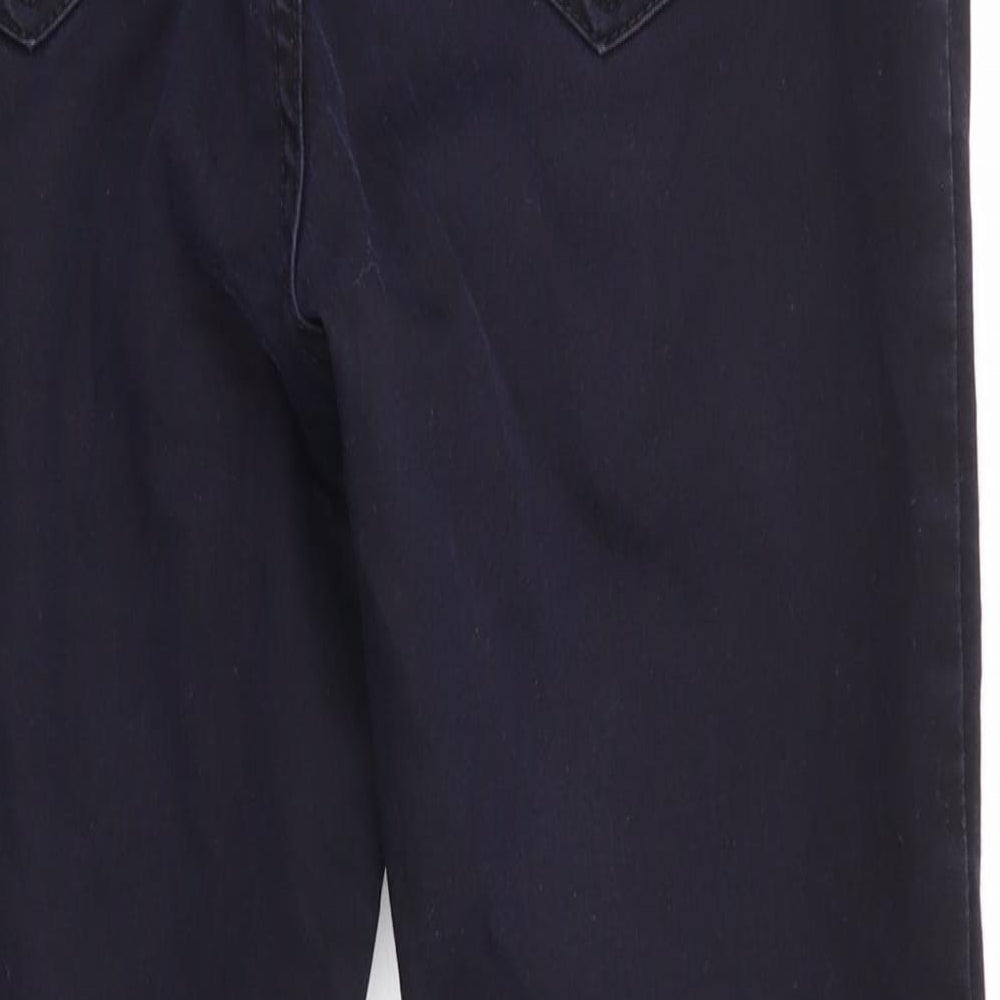 New Look Womens Blue Cotton Skinny Jeans Size 10 L23 in Regular - Blue Black India Super Skinny