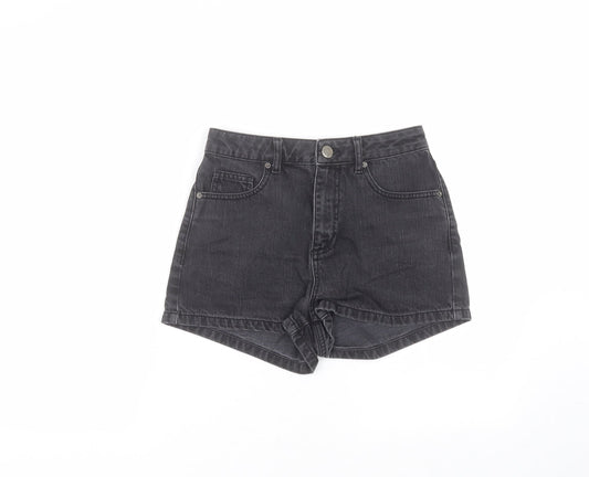 BDG Womens Black Cotton Hot Pants Shorts Size 26 in Regular