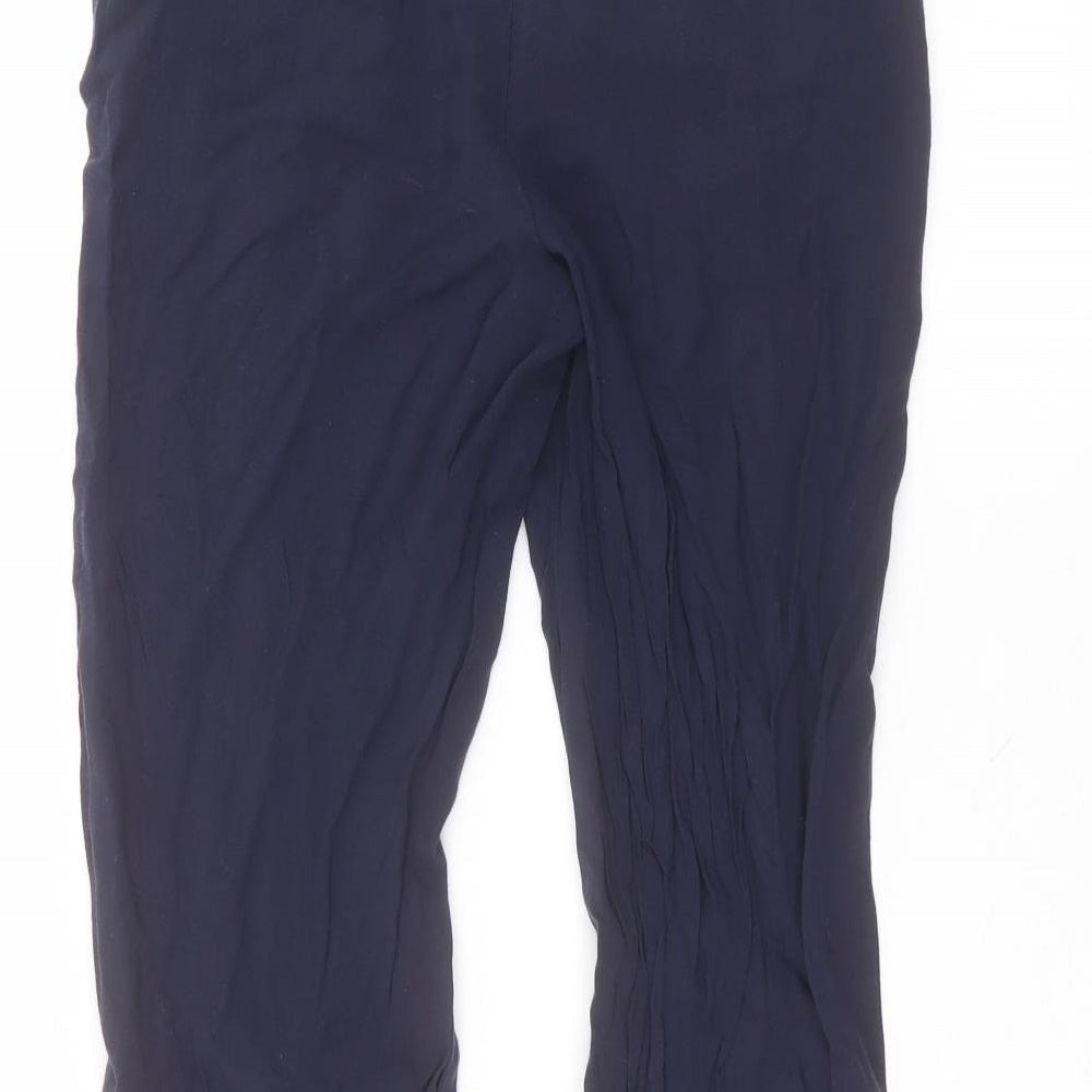 Womens UK Size 6 H&M Regular Fit Blue Trousers