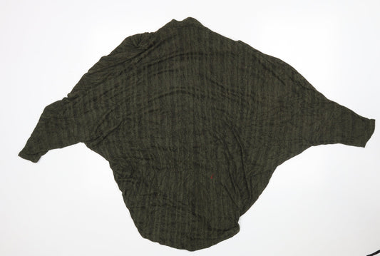 FOREVER 21 Womens Green V-Neck Cardigan Jumper Size S