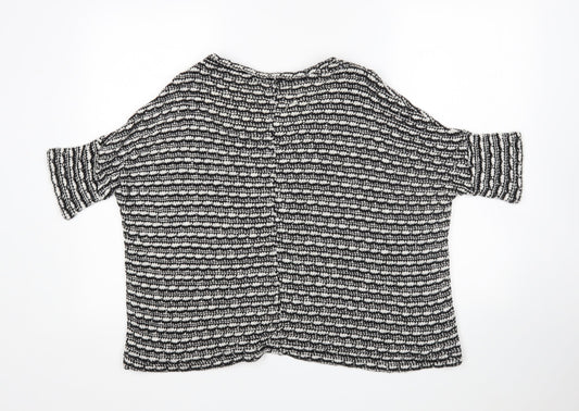 Womens UK Size M Zara Multicoloured Pullover Jumper