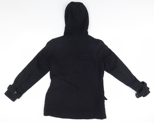 Womens UK Size 8 Preworn Blue Overcoat