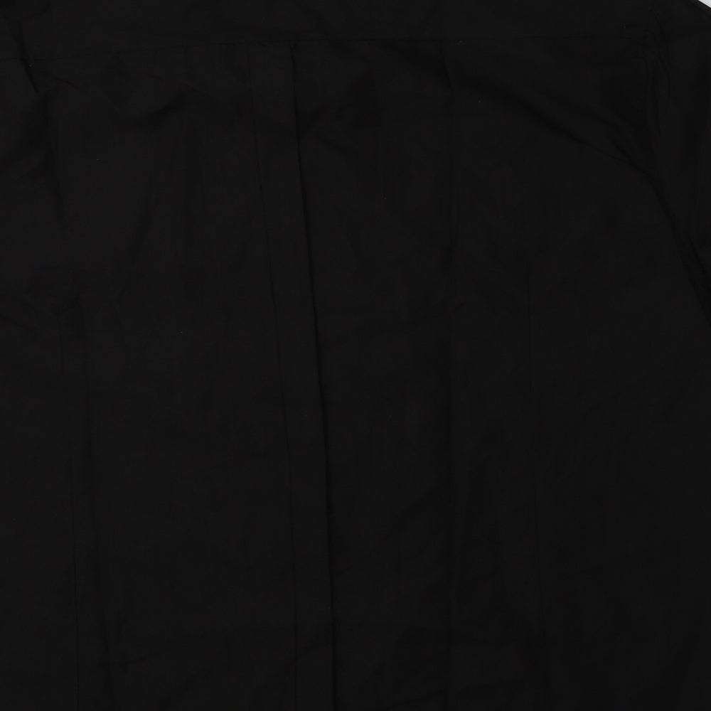 Womens UK Size 2XL Preworn Black Basic Blouse