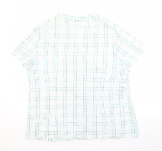 Womens UK Size 16 BM Multicoloured Basic Button-Up