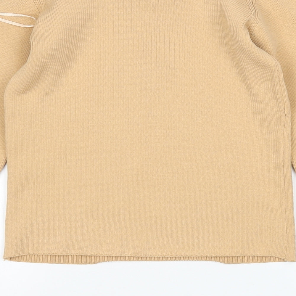 Womens UK Size 10 River Island Beige Pullover Jumper
