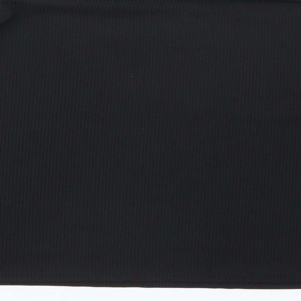 Nasty Gal Womens Black Polyester Pullover Sweatshirt Size 12