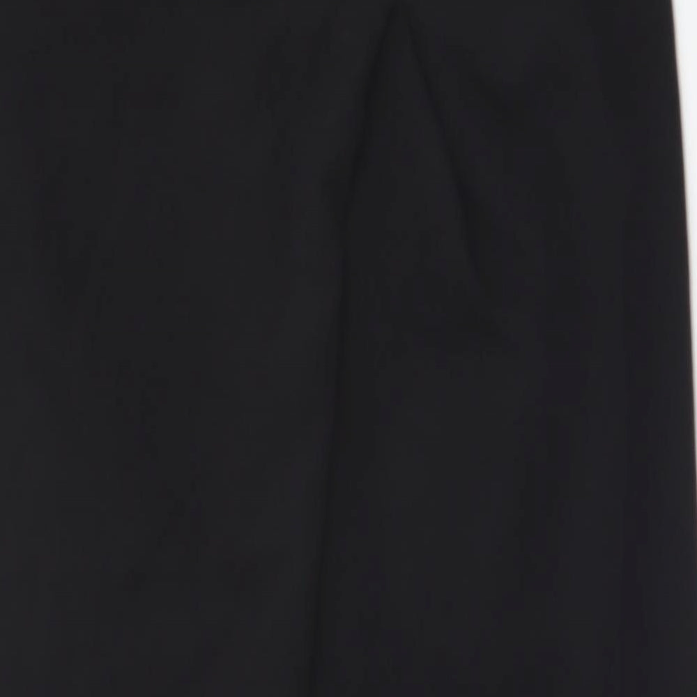 Womens UK Size 12 New Look Regular Fit Black Trousers