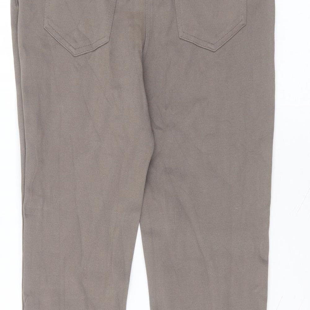 So Slimming Womens Grey Viscose Straight Jeans Size 30 in L28 in Regular