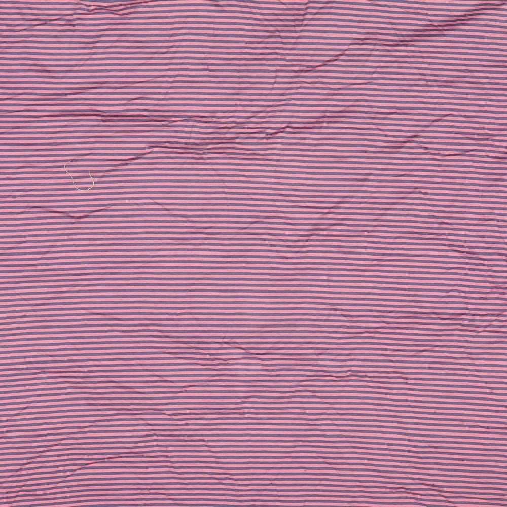 Peter Millar Mens Pink Striped Cotton Polo Size XL Collared - Pherwood Country Club