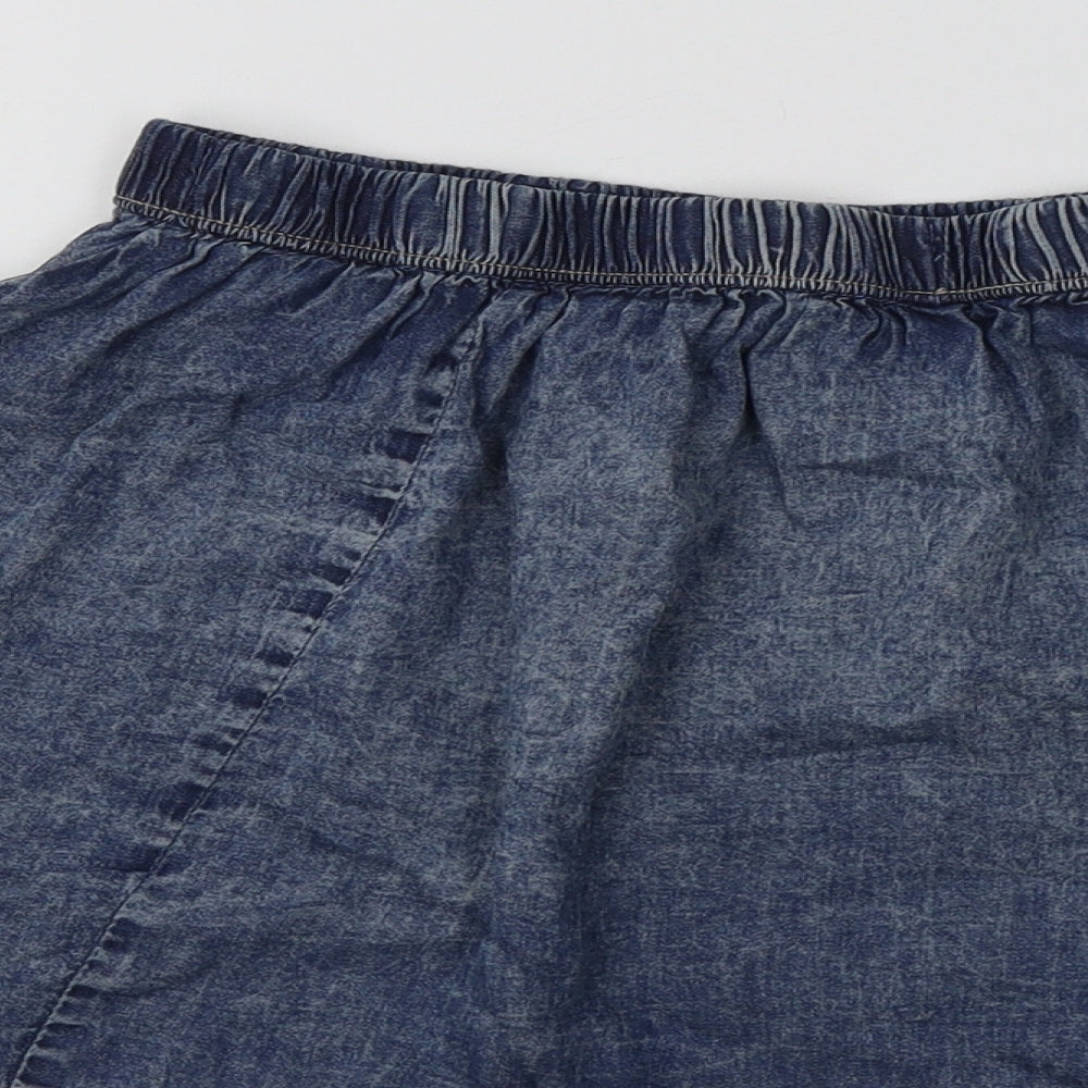 Primark Womens Blue Cotton Mini Set Size 12