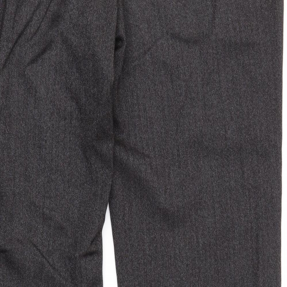 Womens UK Size 36 in NEXT Regular Fit Dress Pants Grey Trousers