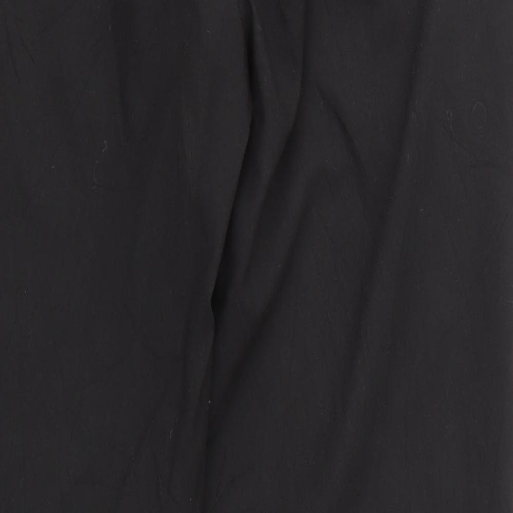 Womens UK Size 10 incorporatewear Regular Fit Dress Pants Black Trousers