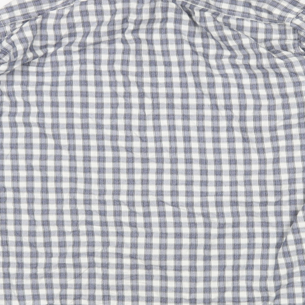 George Mens Multicoloured Cotton Button-Up Size XL Collared