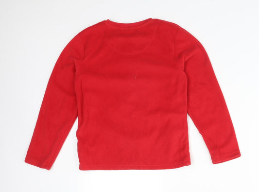 Primark Boys Red Solid Polyester Pyjama Top Size 8-9 Years - IRON MAN