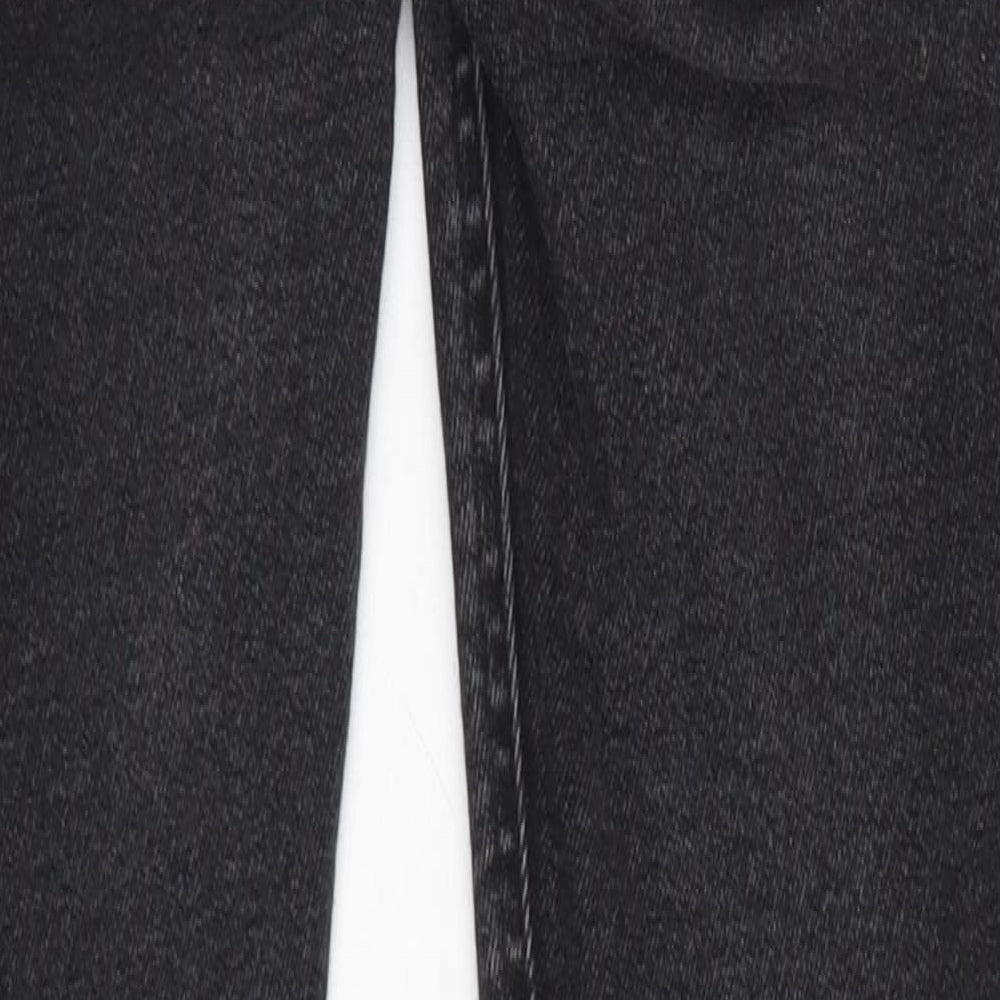 New Look Womens Grey Cotton Skinny Jeans Size 8 L26 in Regular