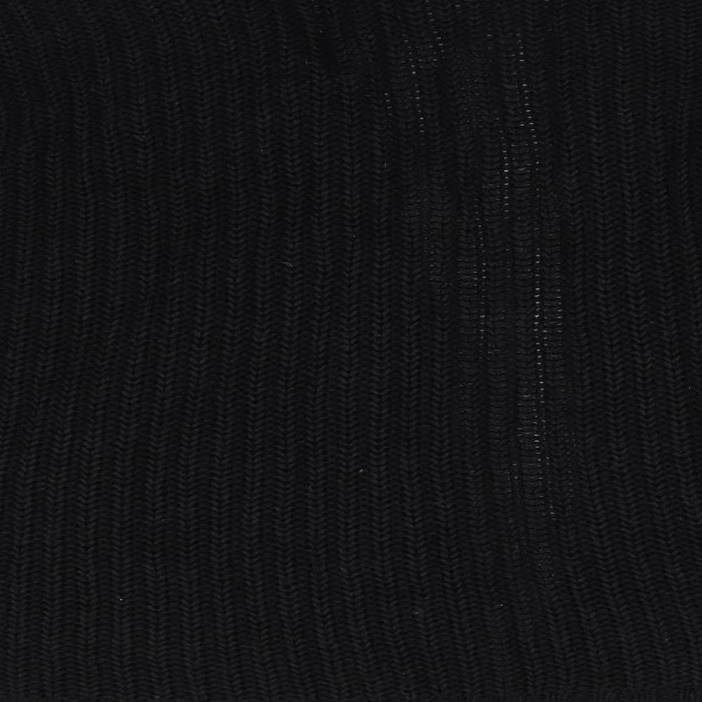 New Look Womens Black V-Neck Acrylic Cardigan Jumper Size L