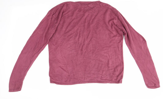 Womens UK Size M Lauren taylor Pink Pullover Jumper