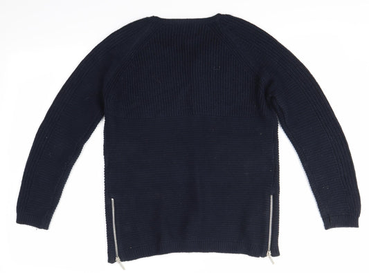Womens UK Size 6 Debenhams Blue Pullover Jumper