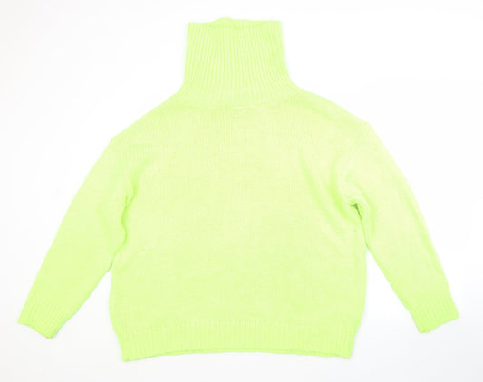 Womens UK Size L PRETTYLITTLETHING Green Pullover Jumper