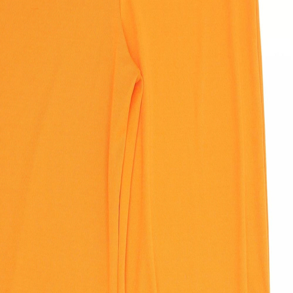 Womens UK Size 14 PRETTYLITTLETHING Regular Fit Bloomer Orange Trousers