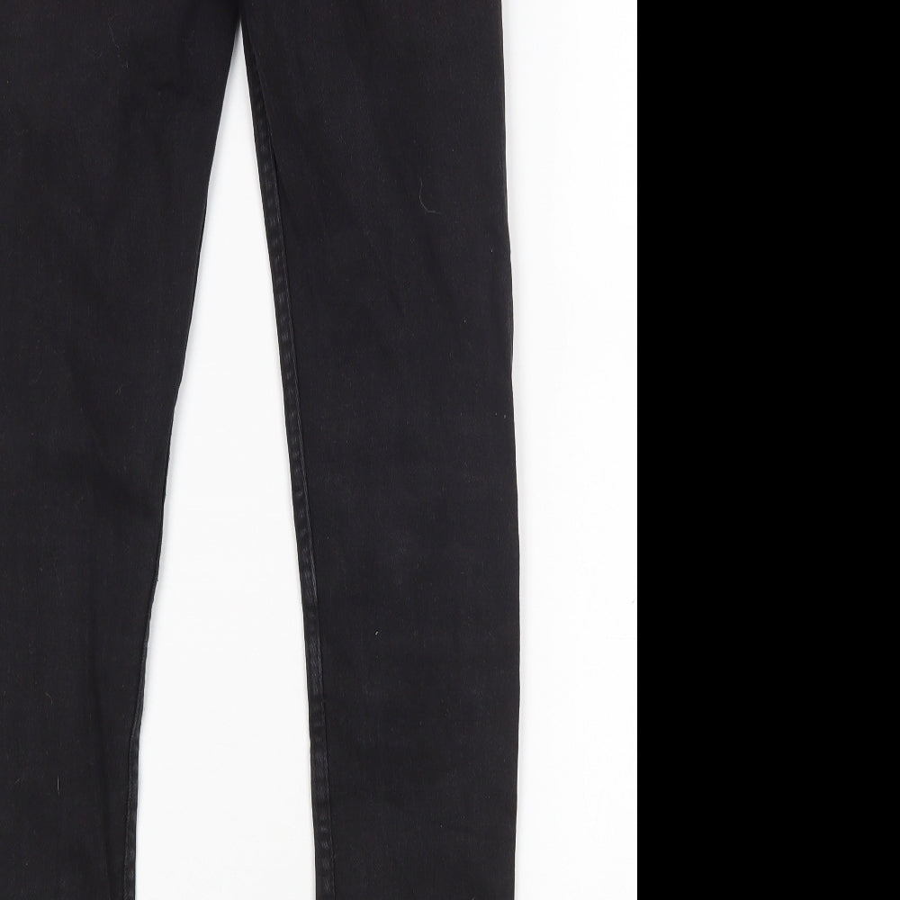 Denim Co Mens Black Cotton Skinny Jeans Size 28 L32 in Regular