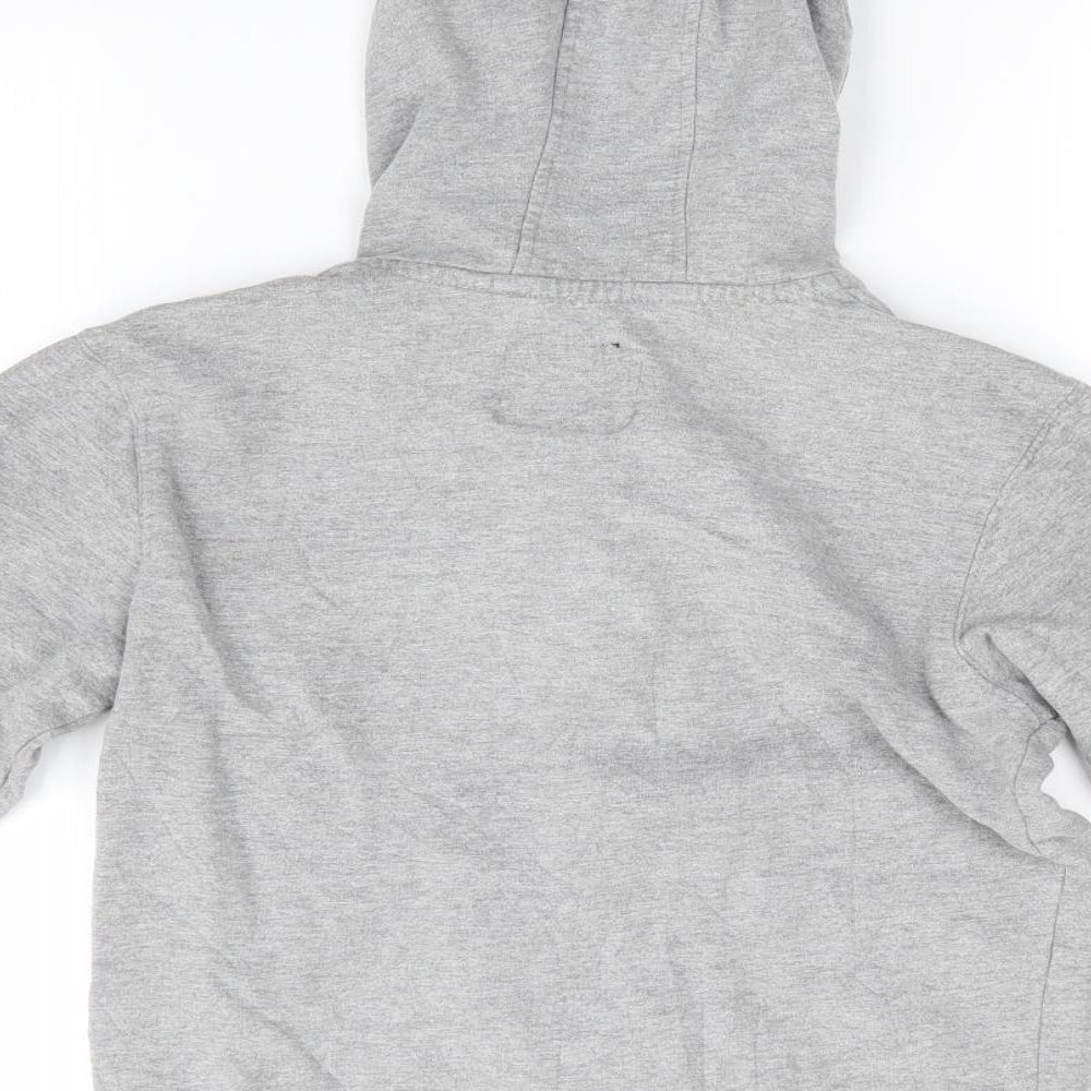 Blue Zoo Girls Grey Cotton Full Zip Hoodie Size 9-10 Years