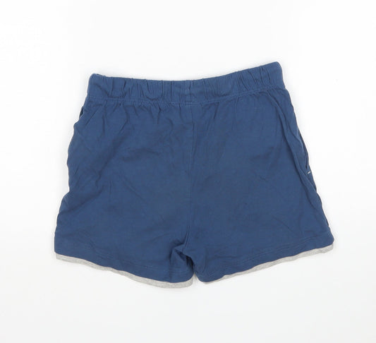 Sun City Boys Blue Cotton Sleep Shorts Size 8 Years