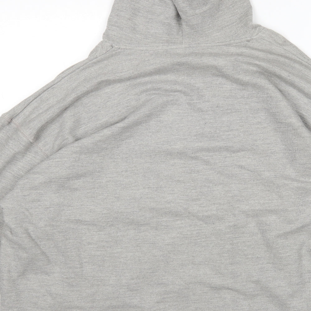 Preworn Womens Grey Cotton Pullover Hoodie Size XL