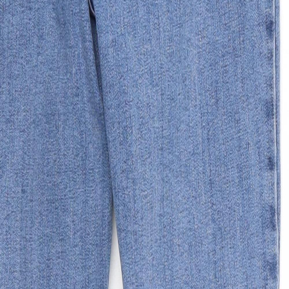 Primark Womens Blue Cotton Skinny Jeans Size 6 L24 in Regular
