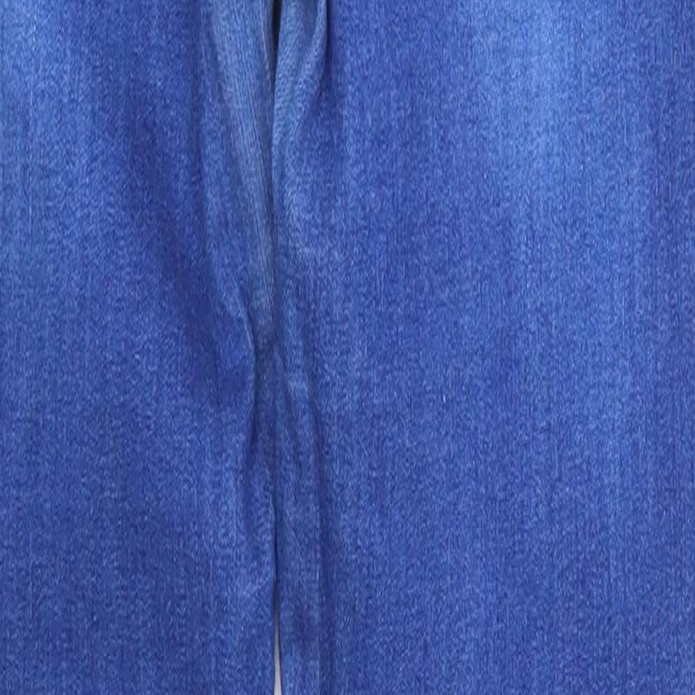 Born Belief Womens Blue Cotton Skinny Jeans Size 6 L27 in Regular