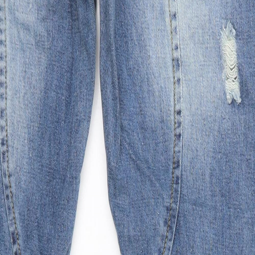 Womens UK Size 28 in Preworn Regular Fit Skinny Blue Jeans