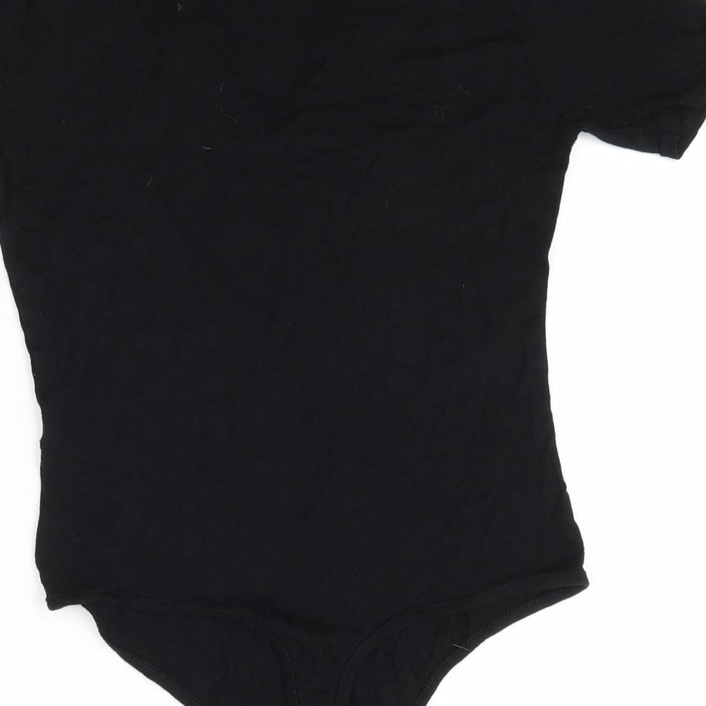 PRETTYLITTLETHING Womens Beige Viscose Bodysuit One-Piece Size 10