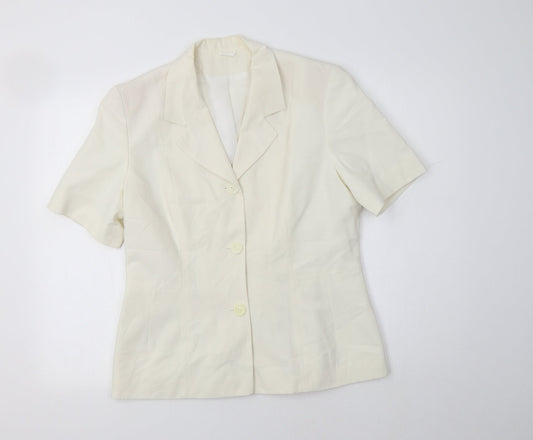 Womens UK Size 14 Dorothy Perkins Ivory Jacket