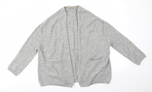 Womens UK Size S Pull & Bear Grey Cardigan Jumper