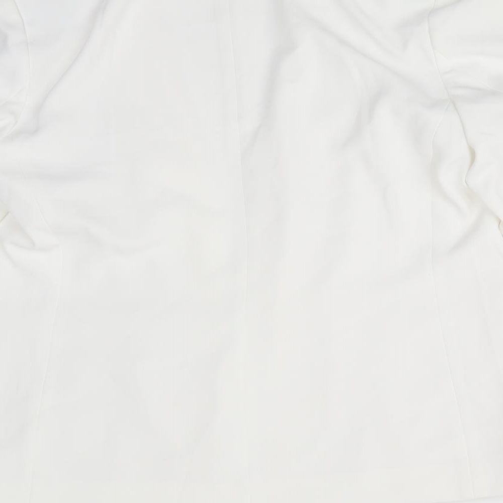Womens UK Size 14 H&M Ivory Jacket