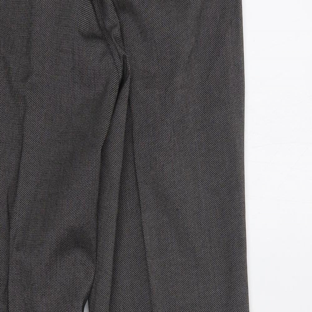 Womens UK Size 30 NEXT Regular Fit Dress Pants Grey Trousers