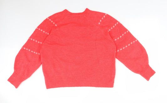 Womens UK Size 14 NEXT Pink Pullover Sweatshirt