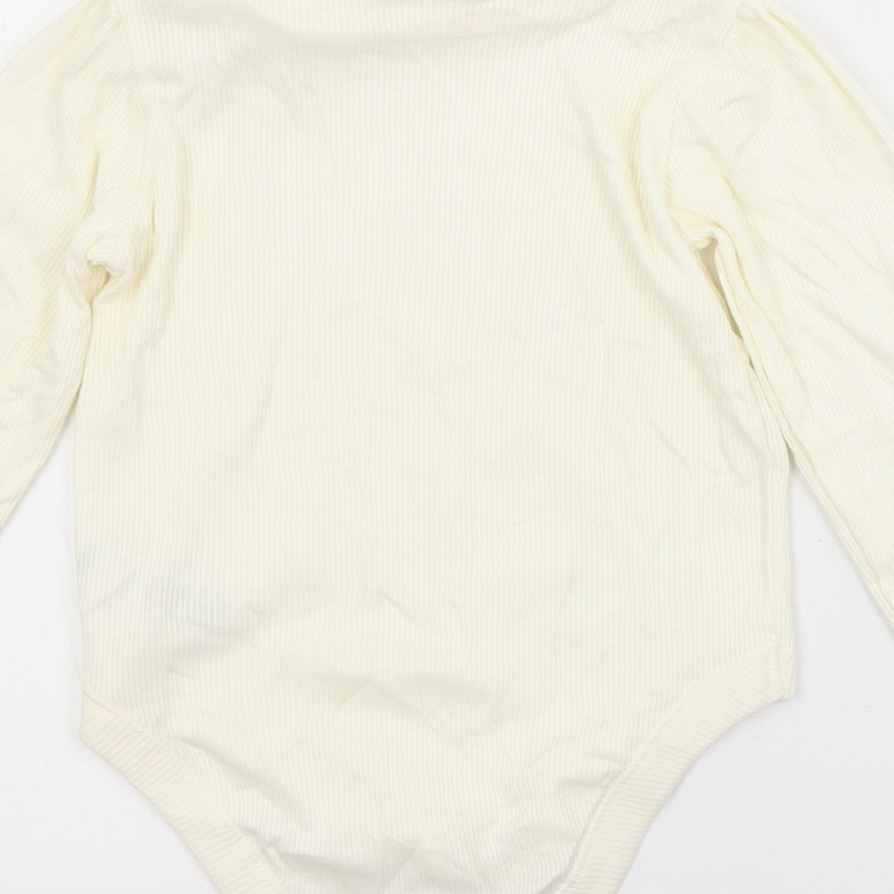 Nutmeg Baby White Cotton Babygrow One-Piece Size 12-18 Months