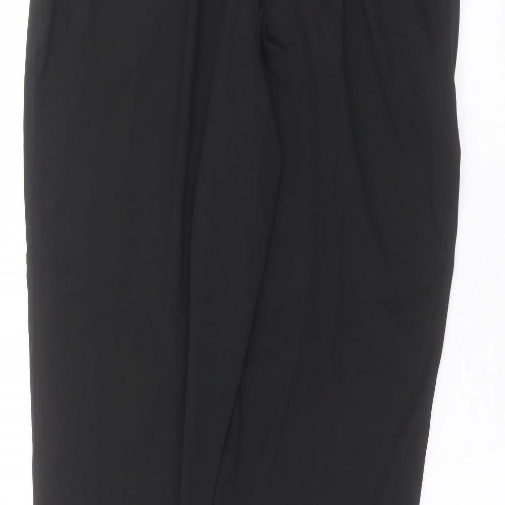 soulux Mens Black Polyester Sweatpants Trousers Size L L28 in Regular