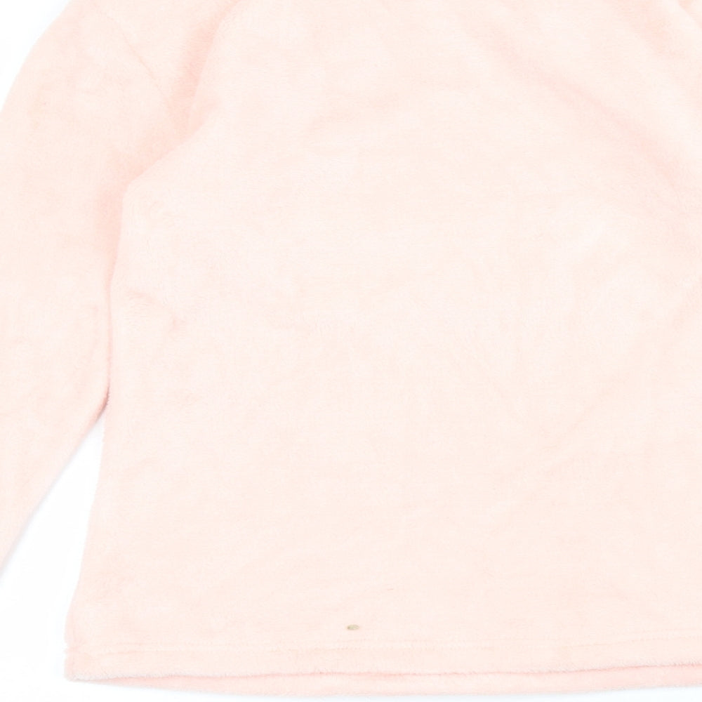 F&F Womens Pink Round Neck Polyester Pullover Jumper Size 6