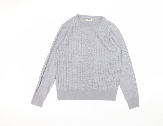 Womens UK Size 12 Matalan Grey Pullover Jumper