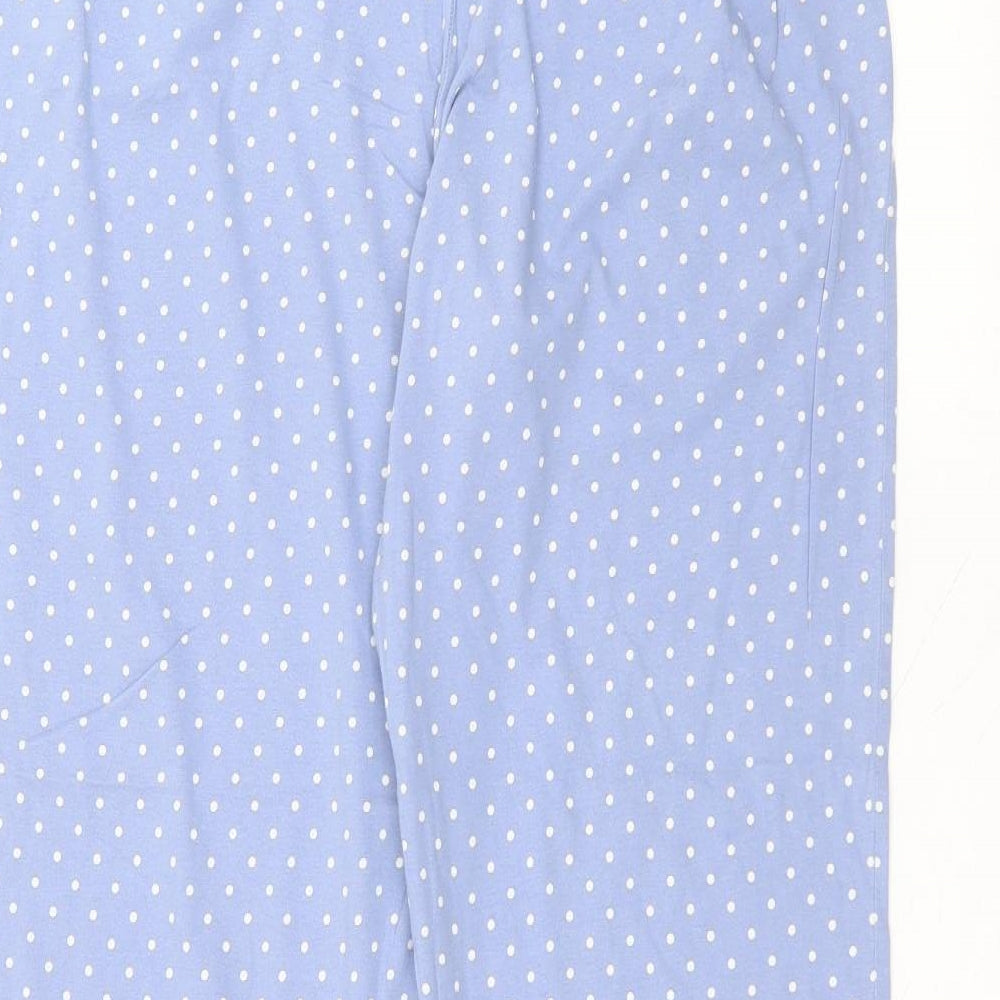 Womens UK Size 12 Marks and Spencer Regular Fit Blue Trousers