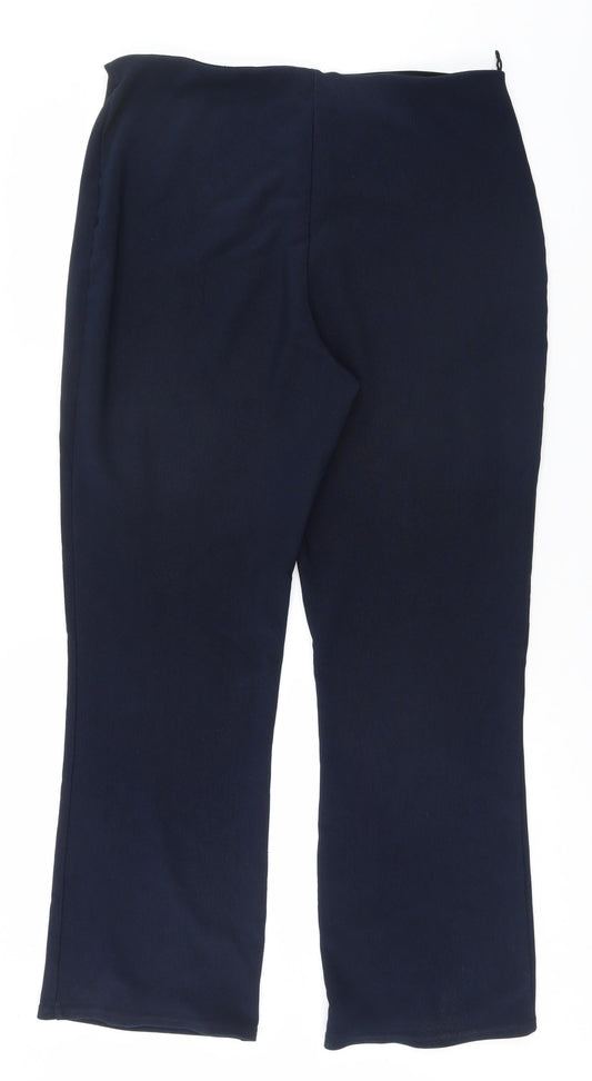 Womens UK Size 18 Separates Regular Fit Blue Trousers